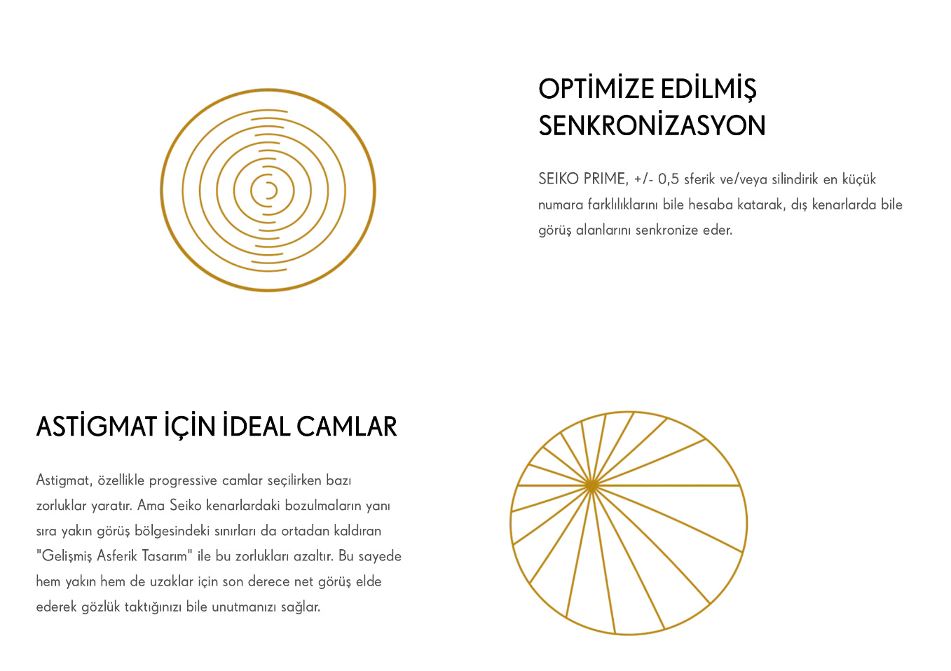 Seiko Prime X Progresif Camlar Yurtdışı Üretim
