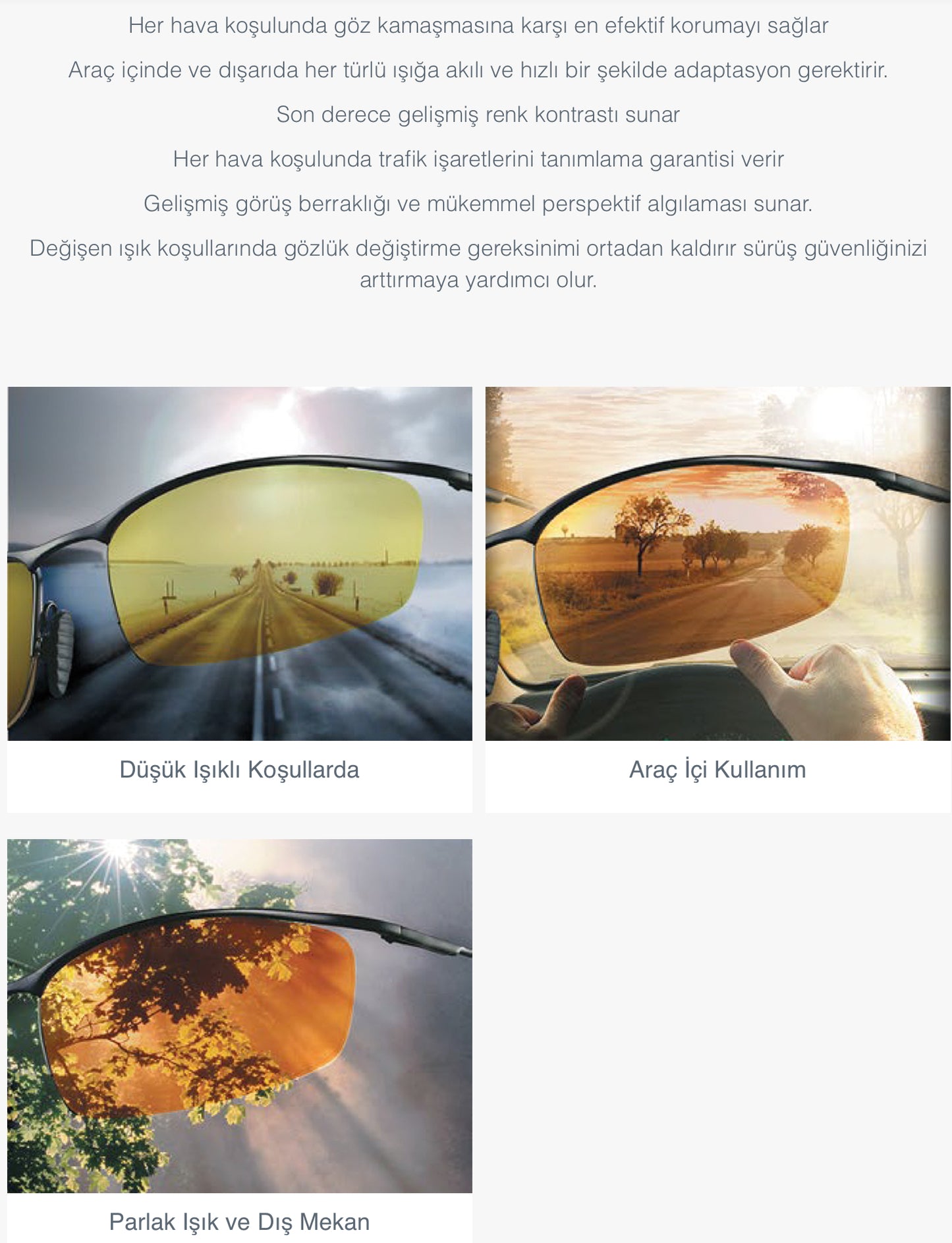 Hawkplus Polarize Tek Odaklı Camlar