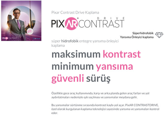Nowax 1.58 Urban Pixar Drive Stok Sürücü Camları