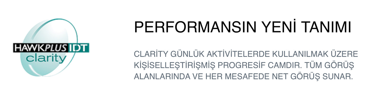 Hawkplus IDT Clarity Progresif Camlar