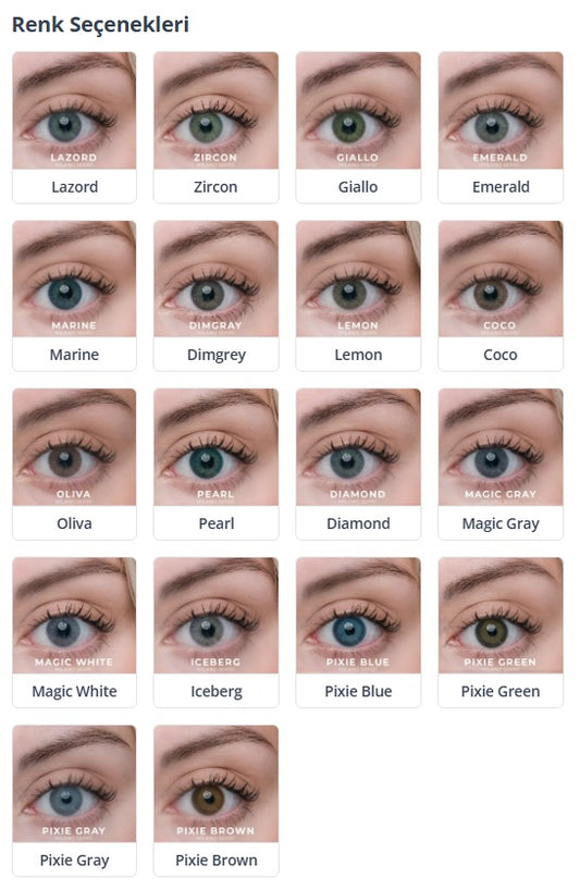 Labella Renkli Lensleri