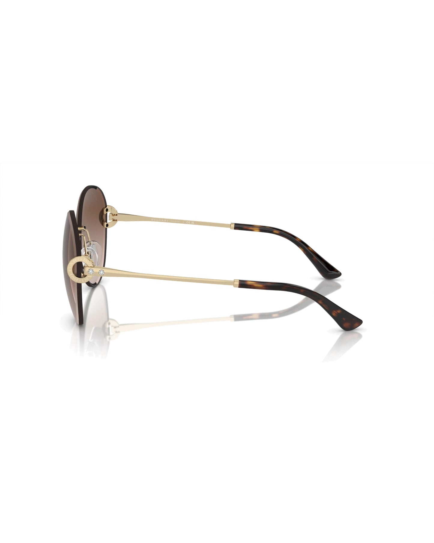 Bvlgari BV 6091-B 278/13 Çerçevesiz Yuvarlak Kadın Güneş Gözlüğü