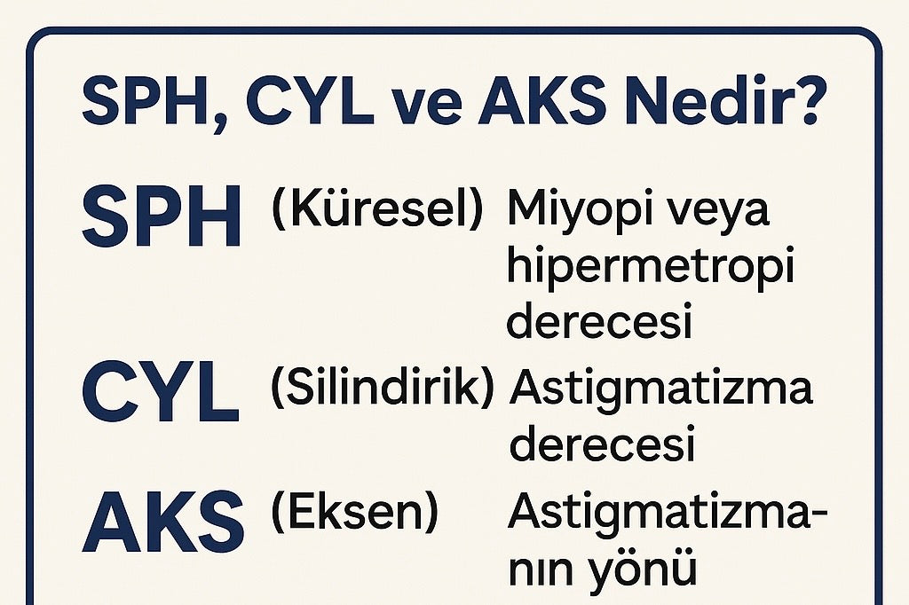Sph, Cyl ve Aks Nedir ?