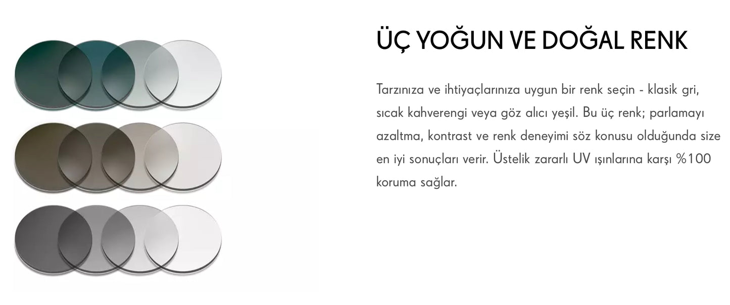 Seiko Sensity & Sensity 2 – Tek Odaklı Fotokromik Camlar