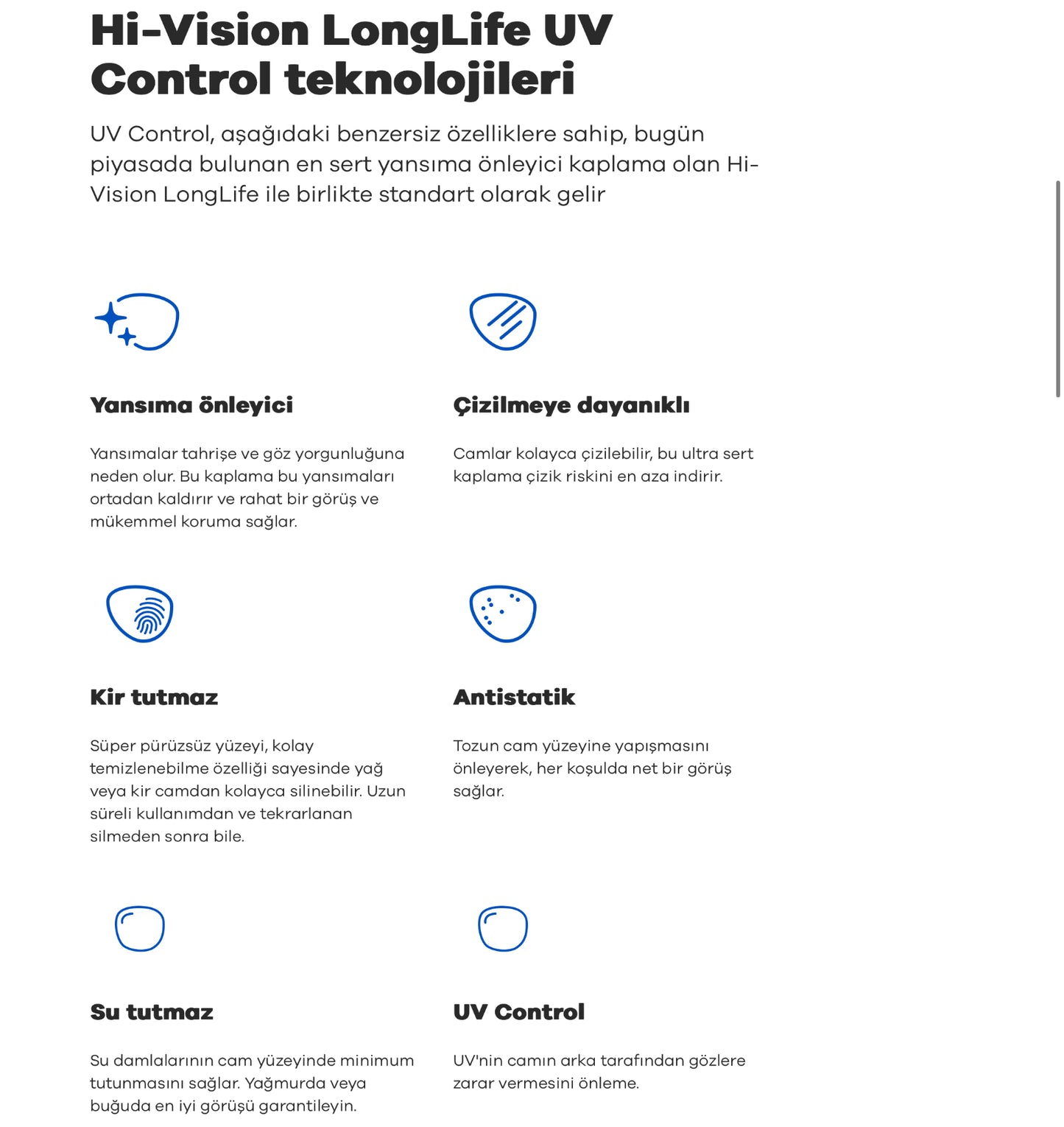 Hoya 1.53 PNX SHV Nulux Kırılmaya dayanıklı Stok Cam