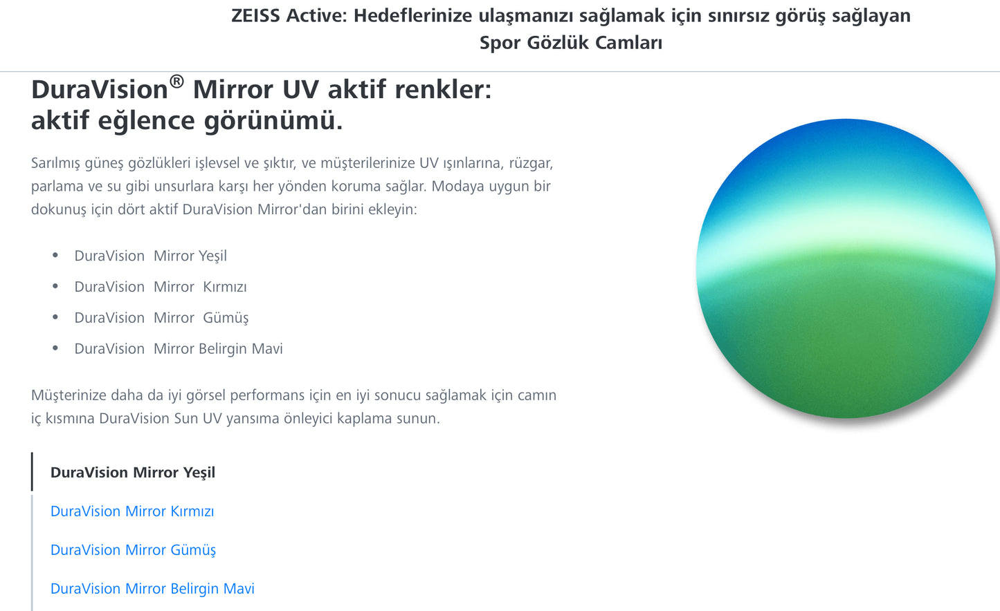 Zeiss Sporcu Camları