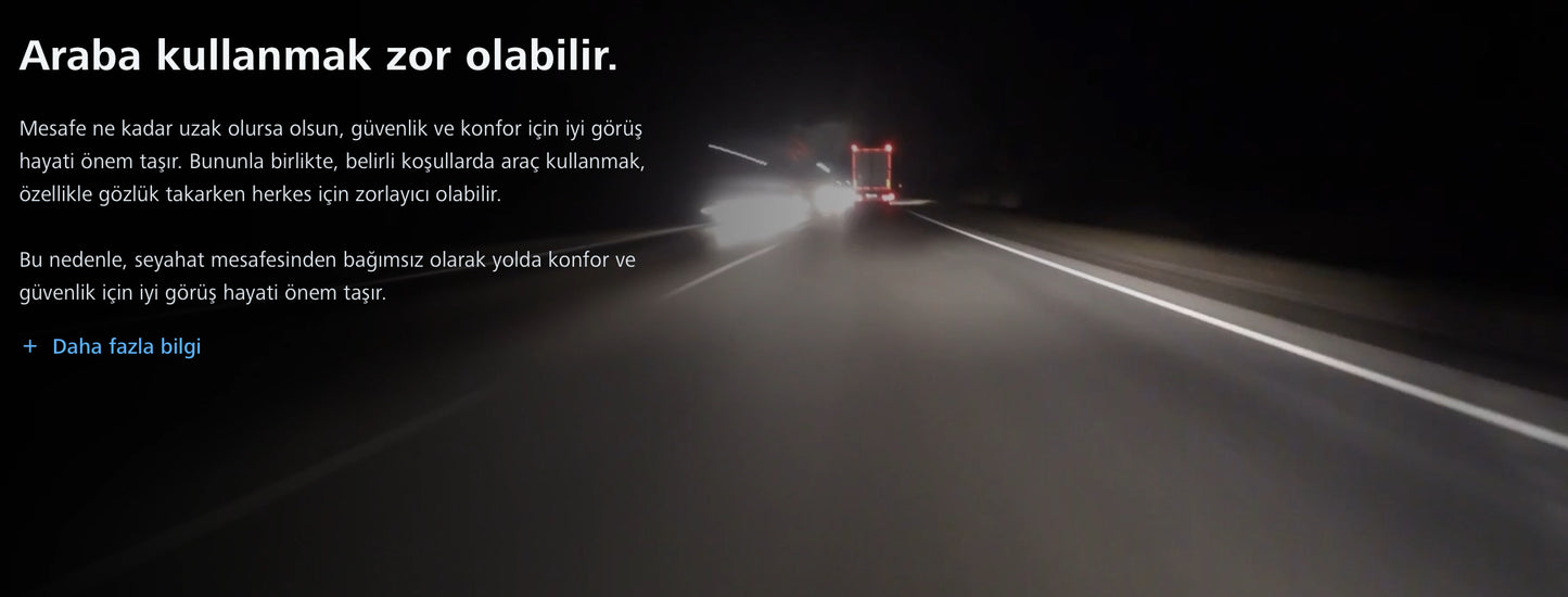 Zeiss DriveSafe Sürücü Camları