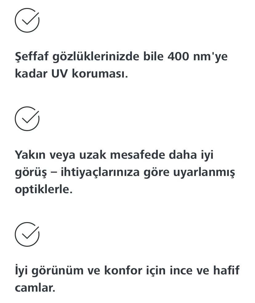 Zeiss Tek Odaklı Sferik Özel Üretim Camlar