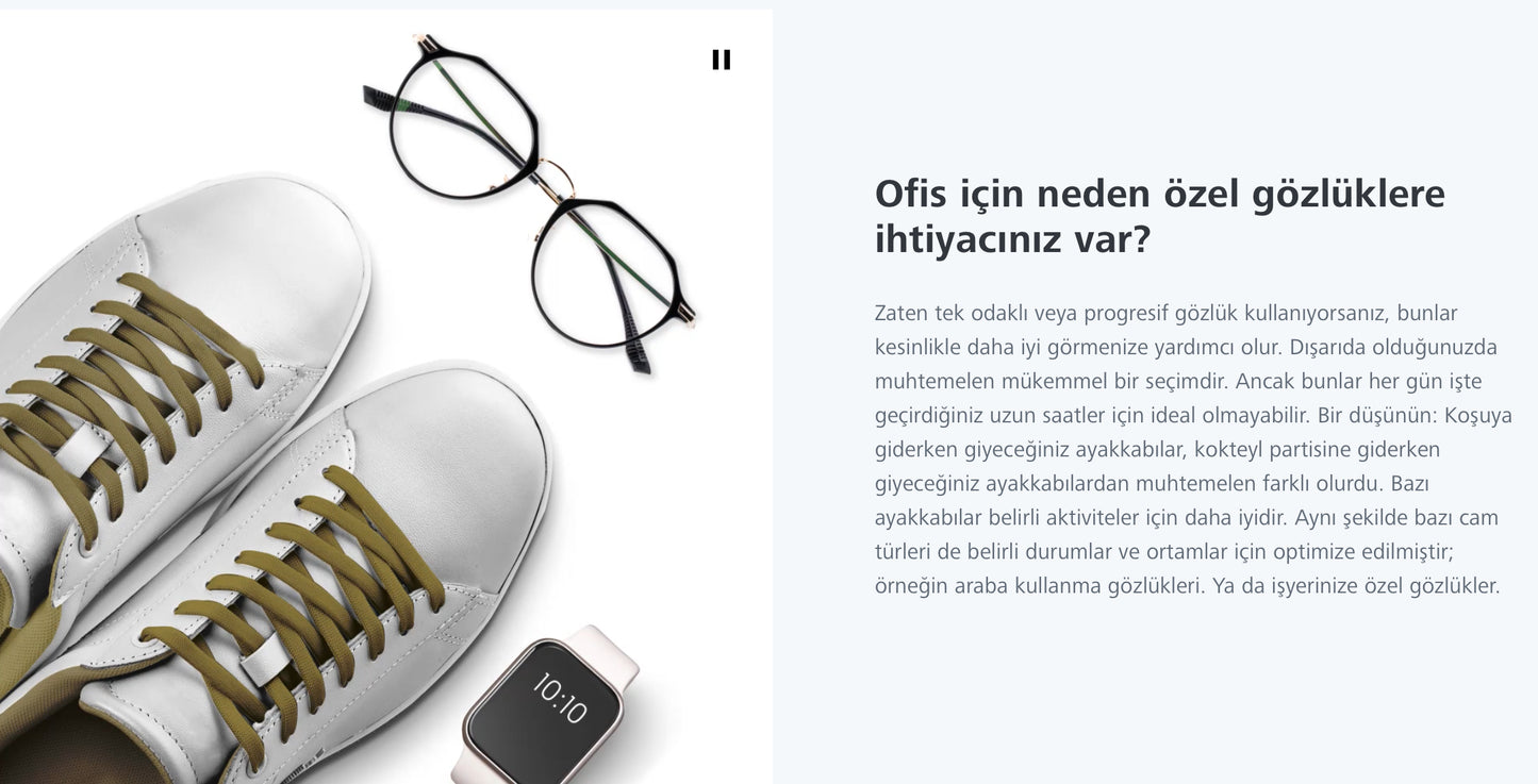 Zeiss OfficeLens Individual Ofis Camı