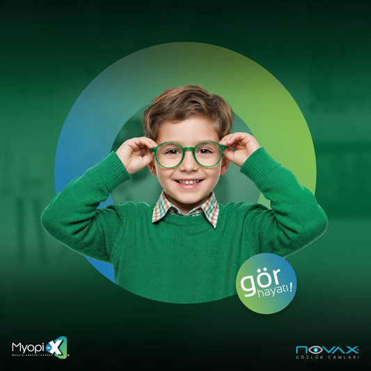 Nowax Miyopi-X Çocuklarda Miyopi Kontrol Camı