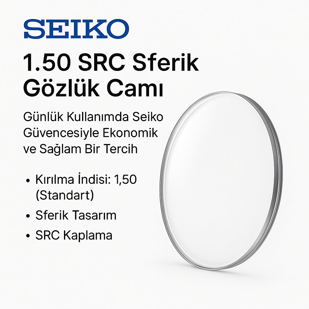 Seiko 1.50 SRC Sferik cam