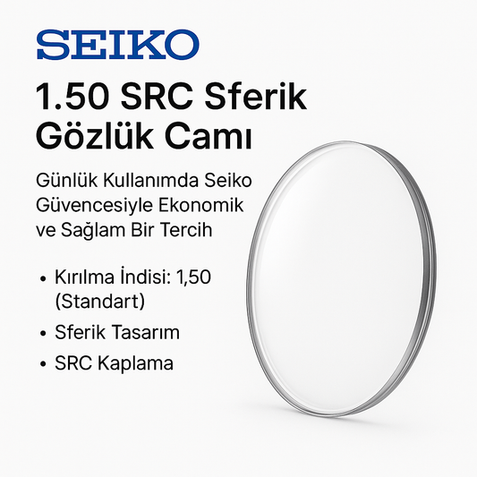 Seiko 1.50 SRC Sferik cam