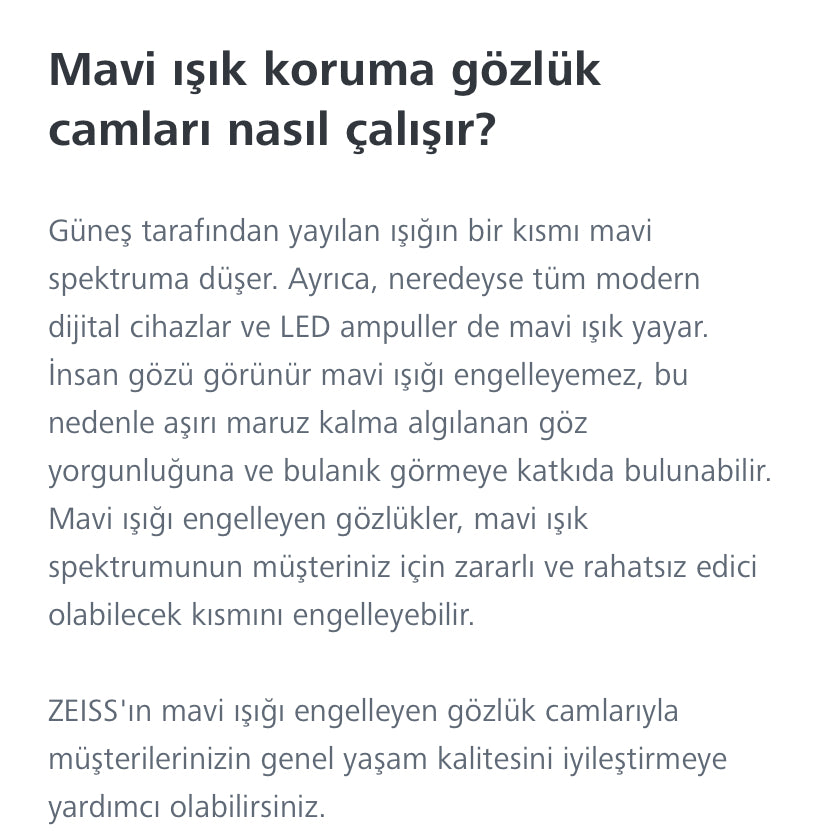 Zeiss 1.56 ClearView™ BlueGuard