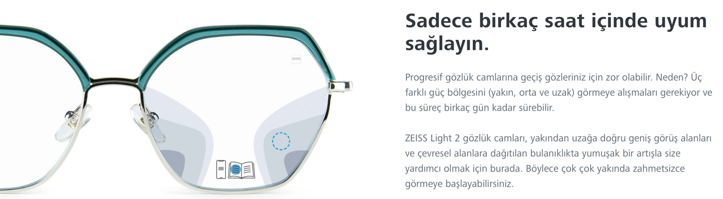 Zeiss Light 2 Progresif Camları