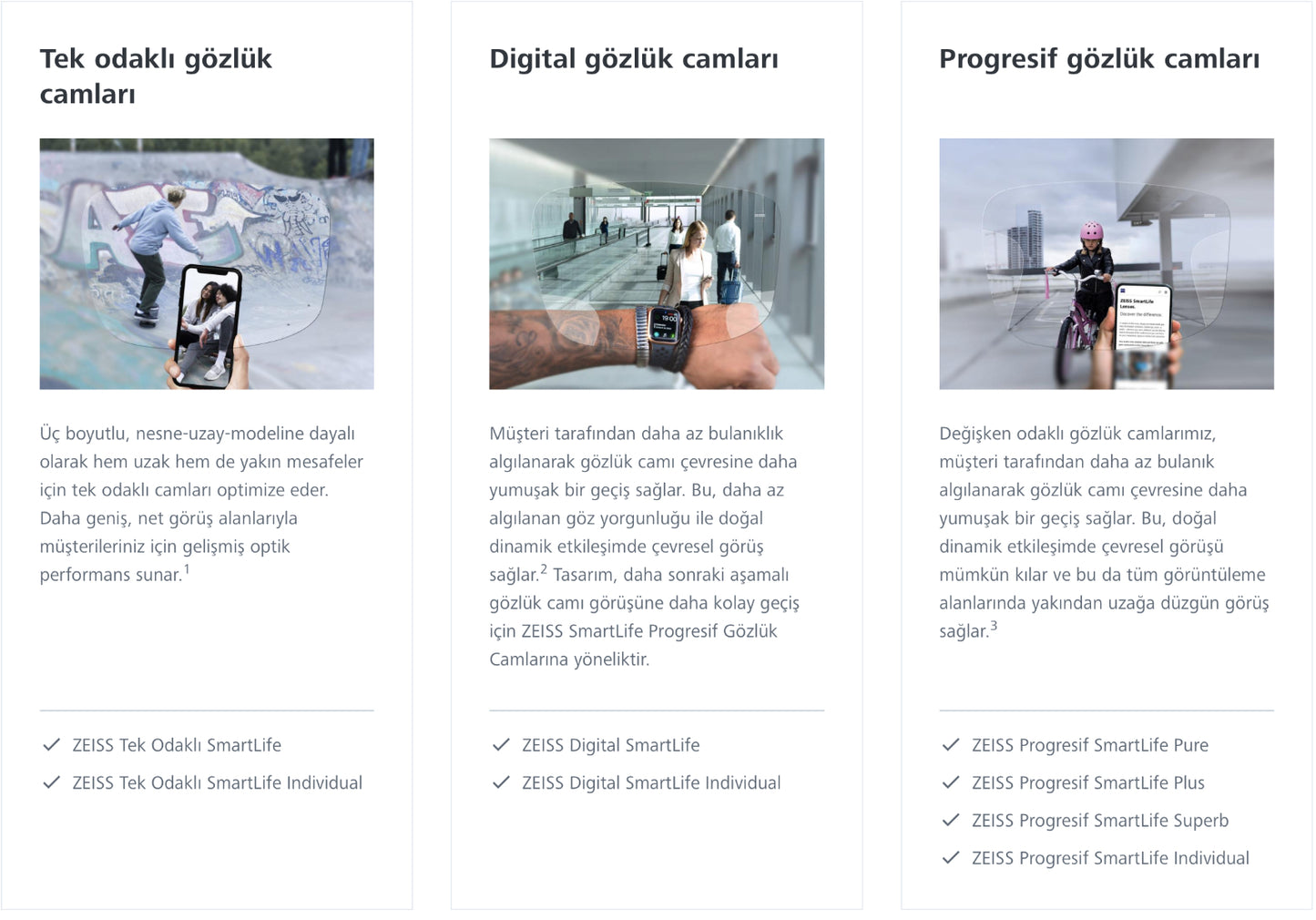 Zeiss SmartLife Akıllı Tek Odaklı Cam