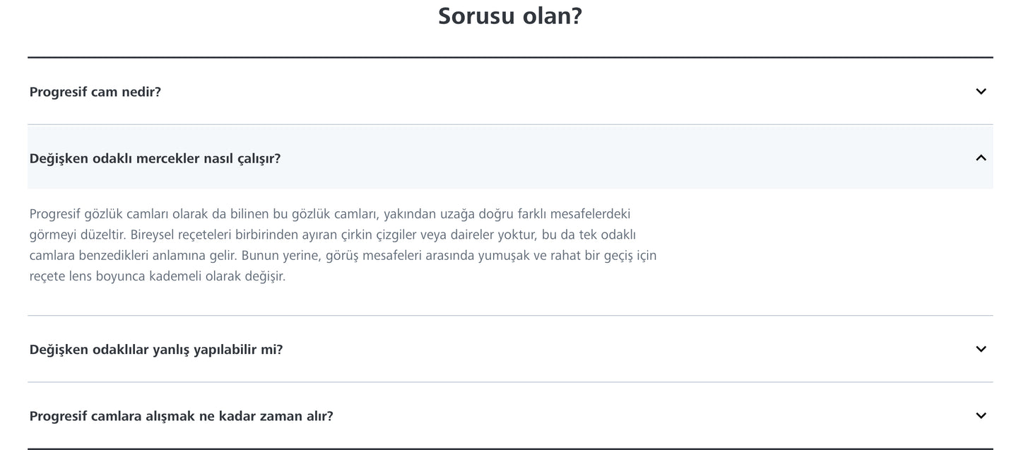 Zeiss Light 2 Progresif Camları