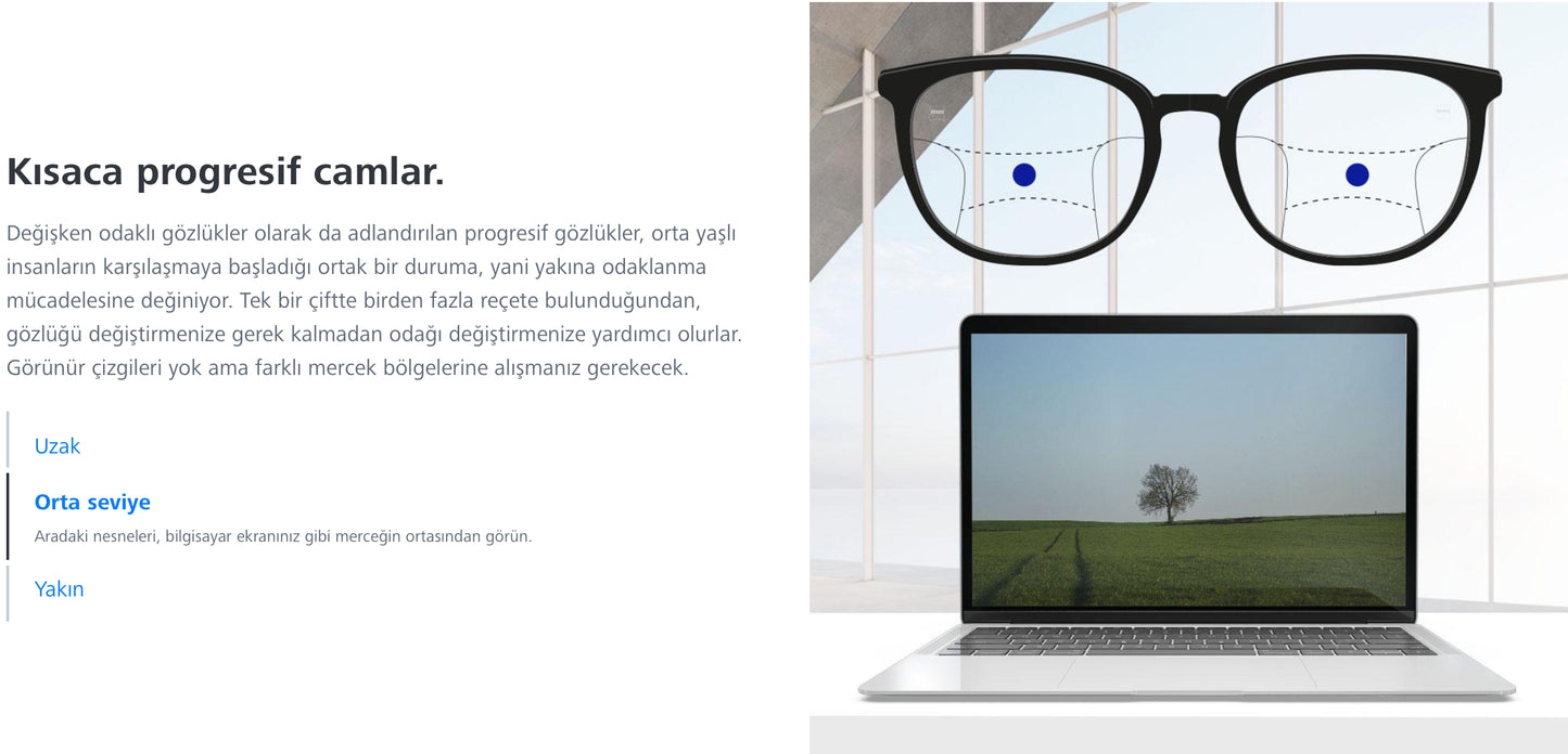 Zeiss Light 2 Progresif Camları