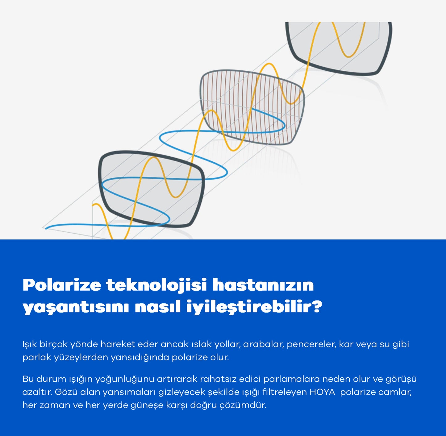 Hoya Polarize Tek Odaklı Özel Üretim Camlar
