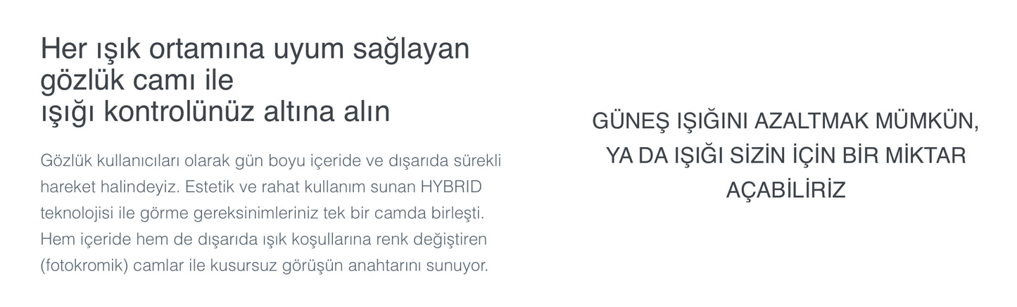 Hawkplus Vshock 40 Hybrit Duo Kolormatik Kırılmaya Dayanıklı Tek Odaklı Cam