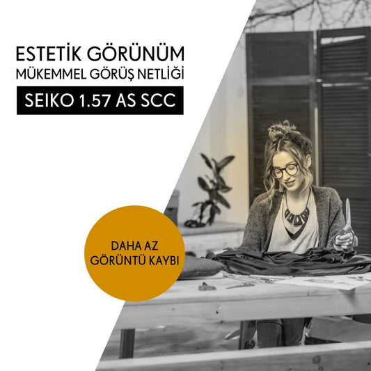 Seiko 1.57 SCC Kırılmaya Dayanıklı Cam