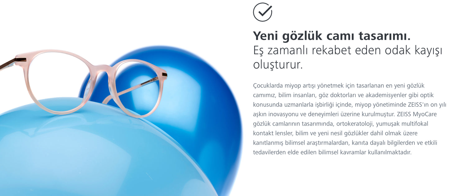 Zeiss MyoCare Çocuklarda Etkili Miyopi Camı