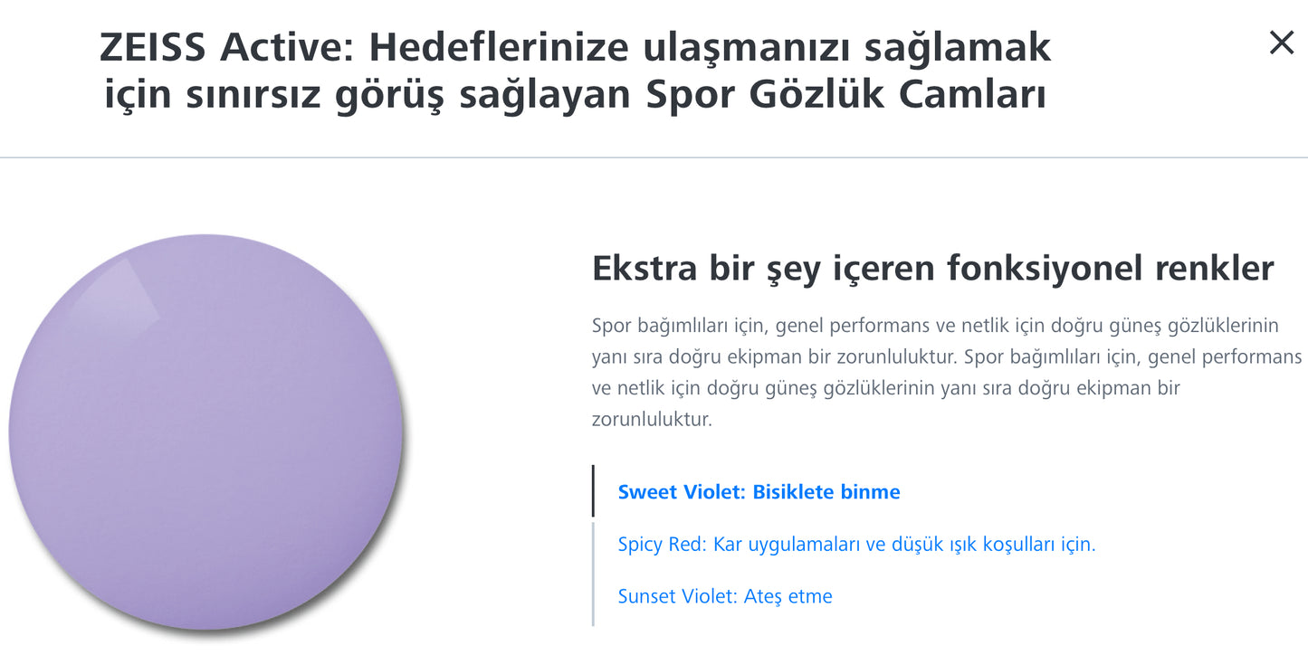 Zeiss Sporcu Camları