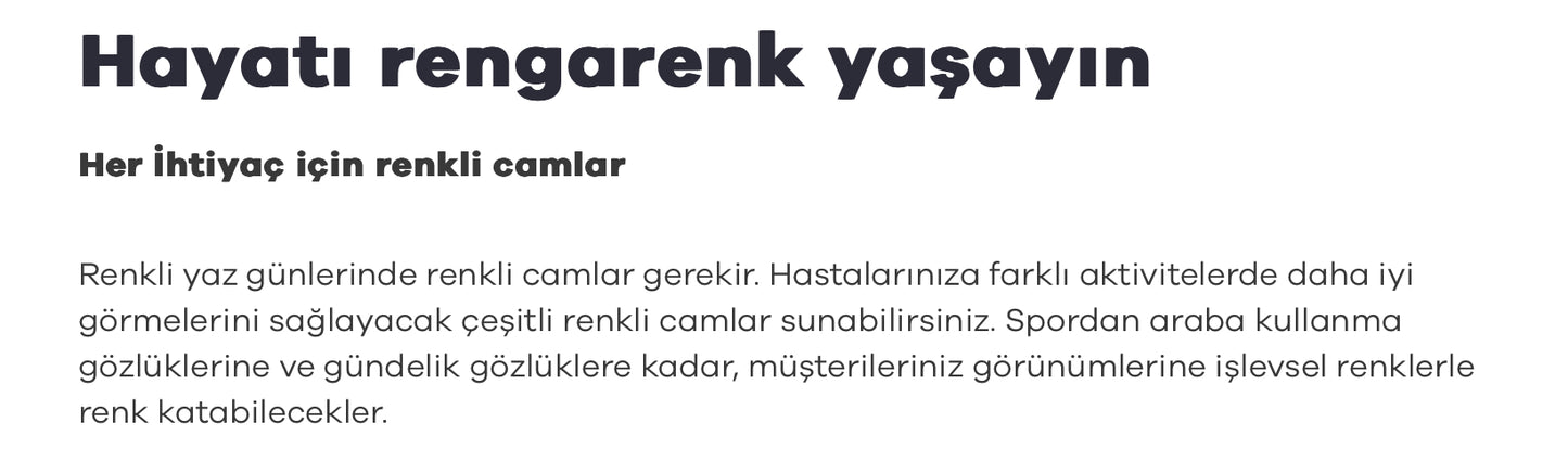 Hoya 1.5 & 1.6 HV-Sun Pro Yurtdışı Stok Camlar