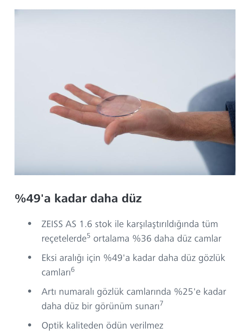 Zeiss 1.56 ClearView™ BlueGuard