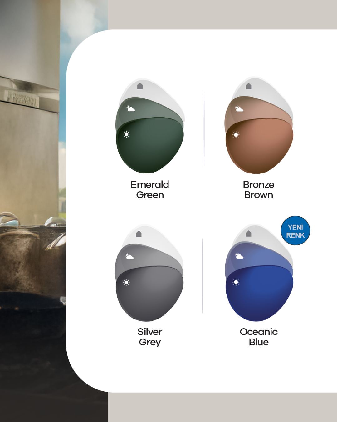 Hoya Sensity & Sensity 2 Tek Odaklı Fotokromik Özel Üretim Camlar