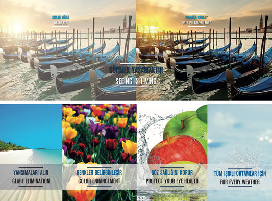 Hawkplus Polarize Tek Odaklı Camlar