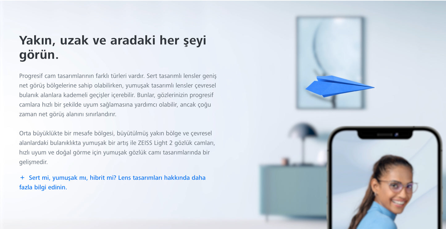 Zeiss Light 2 Progresif Camları
