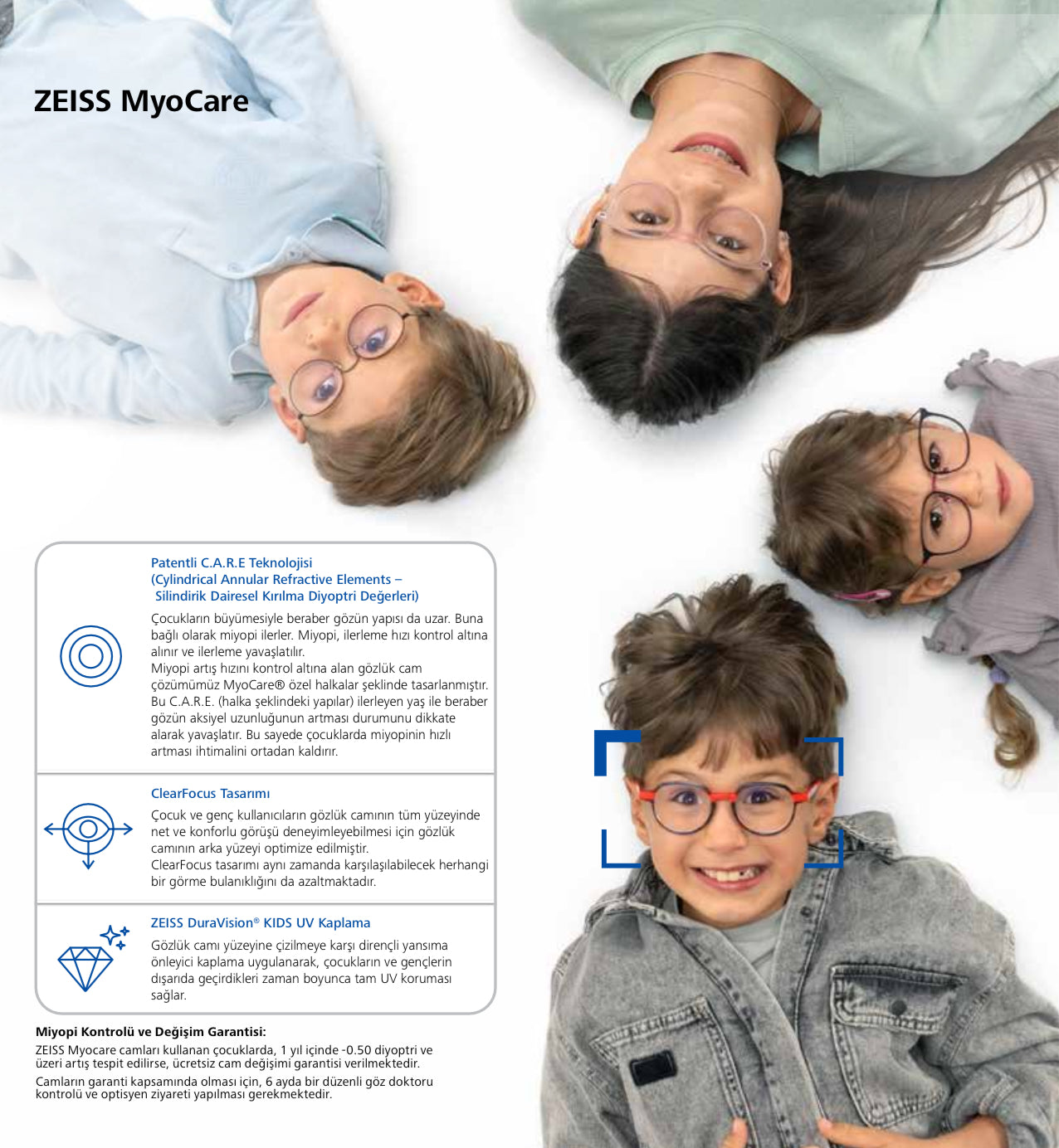 Zeiss MyoCare Çocuklarda Etkili Miyopi Camı