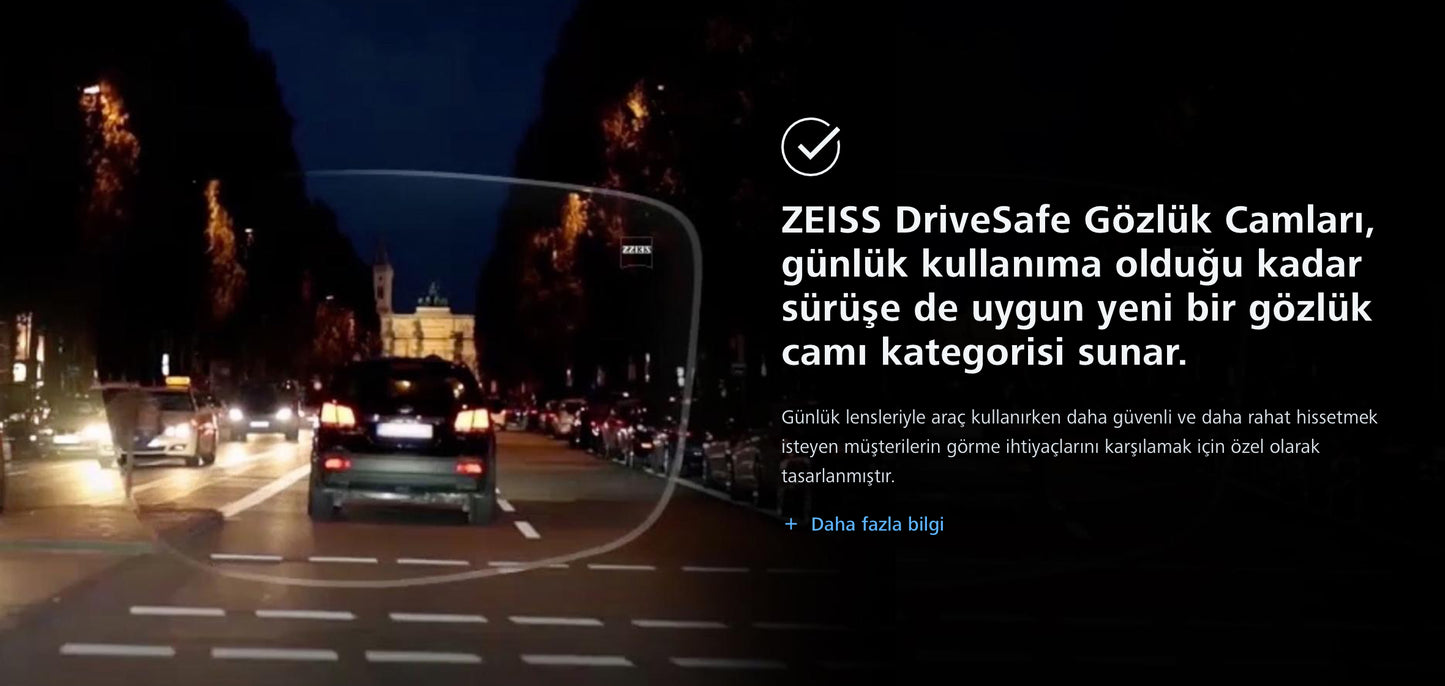 Zeiss DriveSafe Sürücü Camları