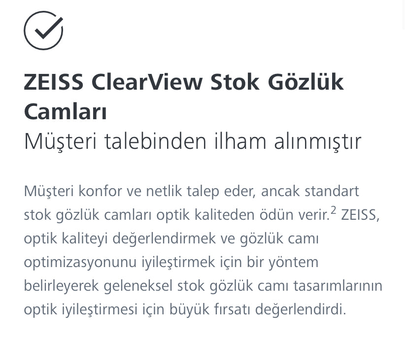 Zeiss 1.56 ClearView™ BlueGuard