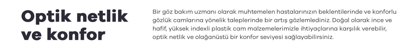 Hoya 1.6 Eyas HiLux Hi-Vision LongLife BlueControl Mavi Işık Koruma Stok Cam