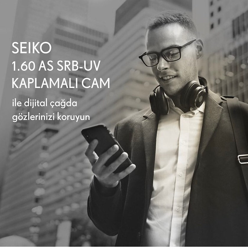 Seiko 1.60 AS SRB-UV Mavi Işık Korumalı Cam