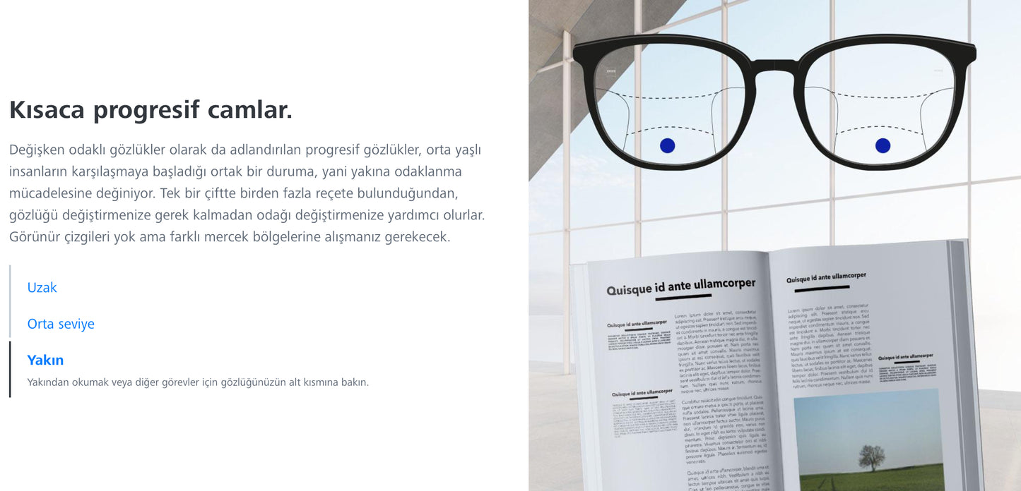 Zeiss Light 2 Progresif Camları