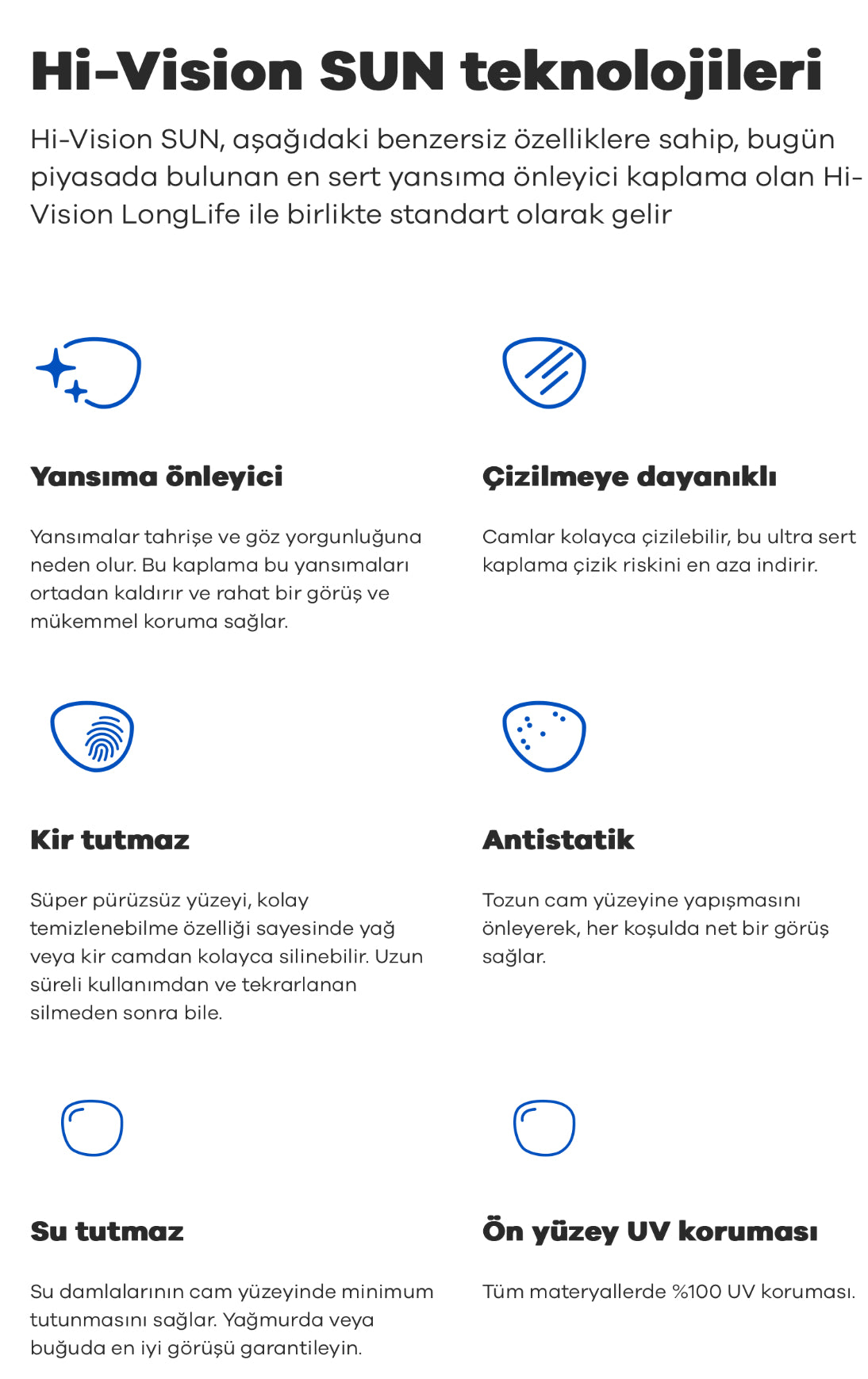 Hoya 1.5 & 1.6 HV-Sun Pro Yurtdışı Stok Camlar