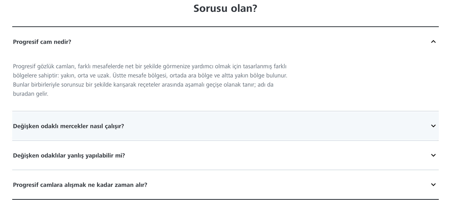Zeiss Light 2 Progresif Camları
