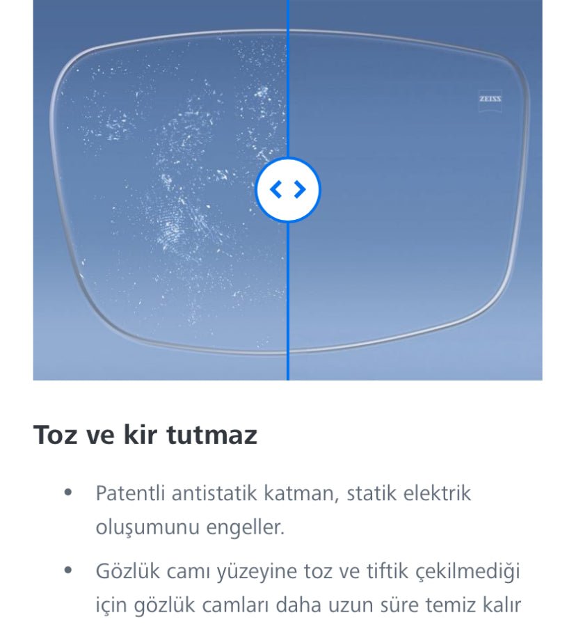 Zeiss 1.50 & 1.60 & 1.67 ClearView™ BlueGuard PhotoFusion X – Kare