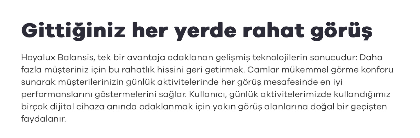 Hoya Balansis Progresif Camlar