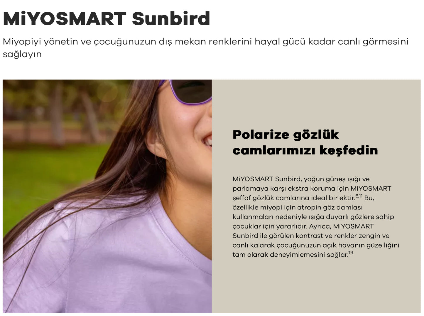 Hoya Miyosmart Çocuklarda Miyopi Kontrol Camı
