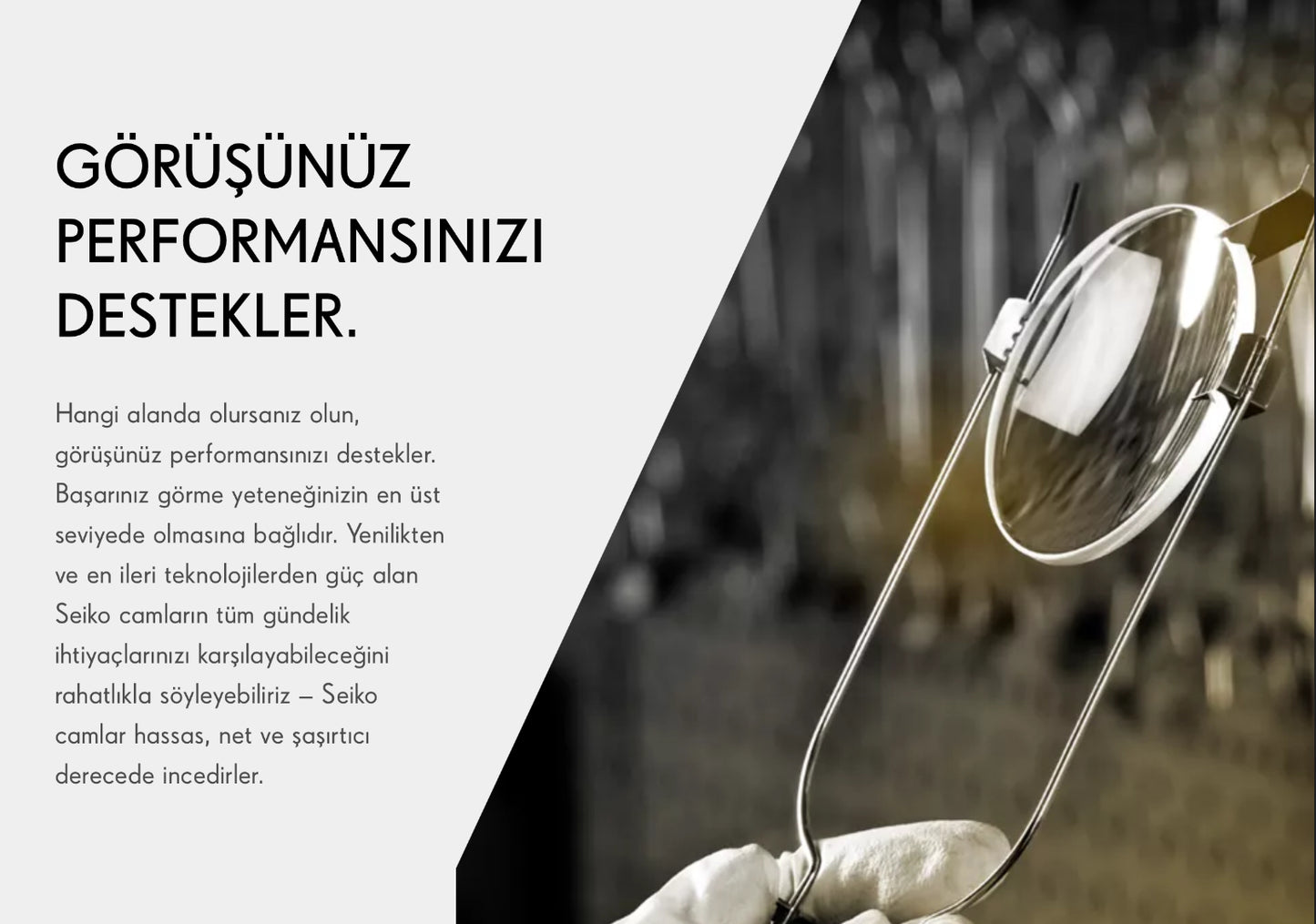 Seiko Tek Odaklı Özel Üretim Camlar