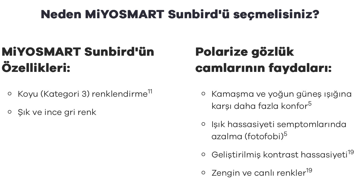 Hoya Miyosmart Çocuklarda Miyopi Kontrol Camı
