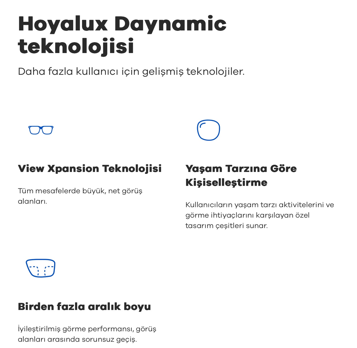 Hoya Daynamic Progresif Camlar