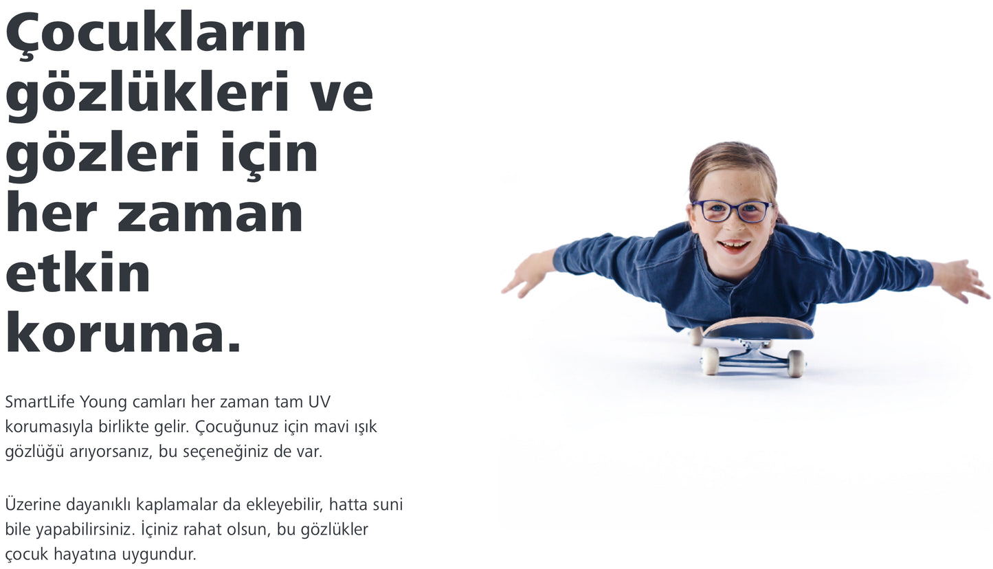 Zeiss SmartLife Young Çocuklar için özel Cam