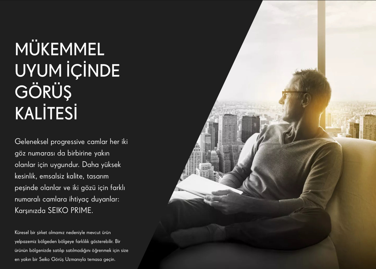 Seiko Prime X Progresif Camlar Yurtdışı Üretim