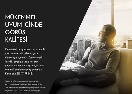 Seiko Prime X Progresif Camlar Yurtdışı Üretim