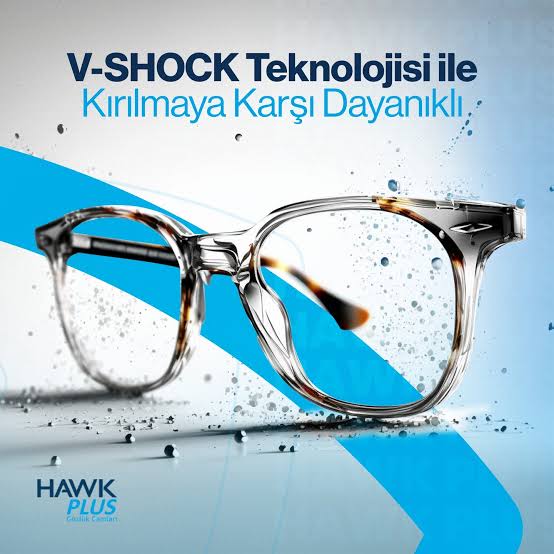 Hawkplus V-shock 40 Blue Mavi Işık Korumalı Kırılmaya Dayanıklı Tek Odaklı Cam