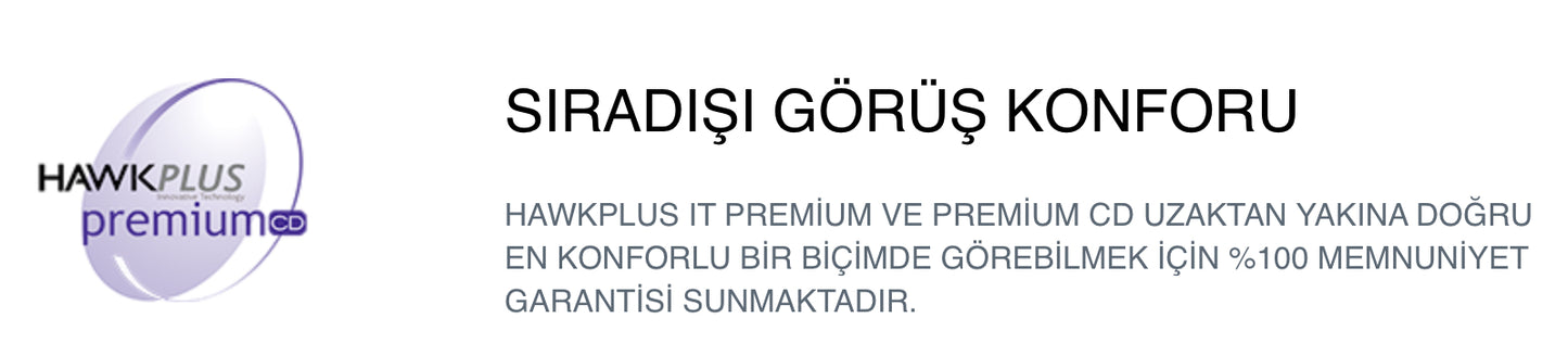 Hawkplus Progresif Camları